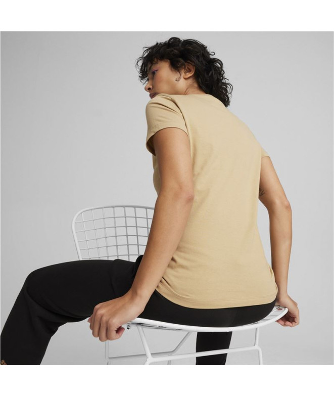 T-shirt Puma ESS+ ANIMAL Graphic Beige Femme