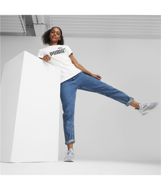 T-shirt Puma ESS+ ANIMAL Graphic White Femme