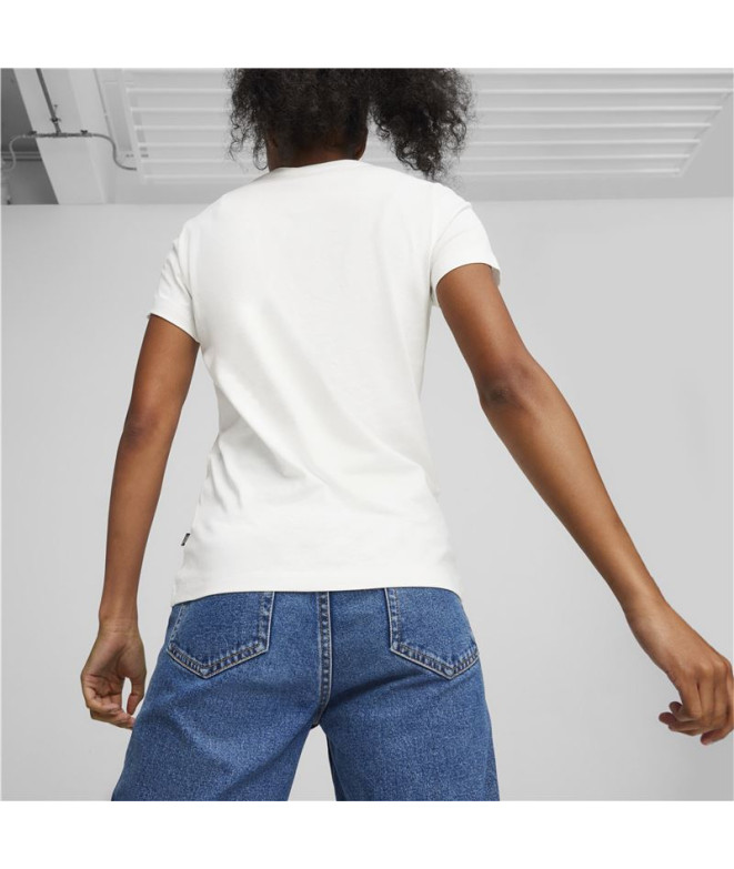 Camiseta Puma ESS+ ANIMAL Graphic Branco Mulher