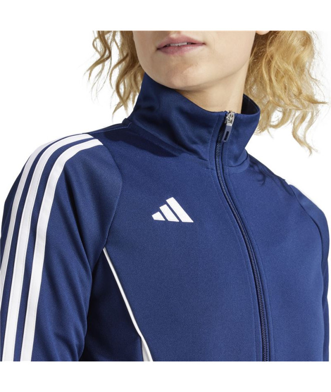 Chaqueta de Fútbol adidas Tiro24 Mujer Azul