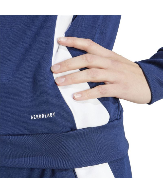 Veste de Football adidas Tiro24 Femme Bleu