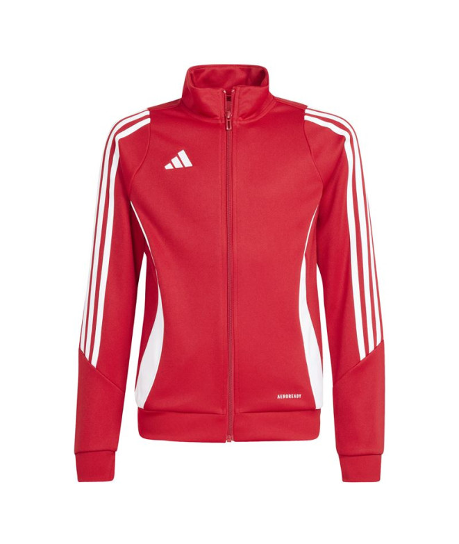 Casaco de Futebol adidas Tiro24 Infantil Vermelho