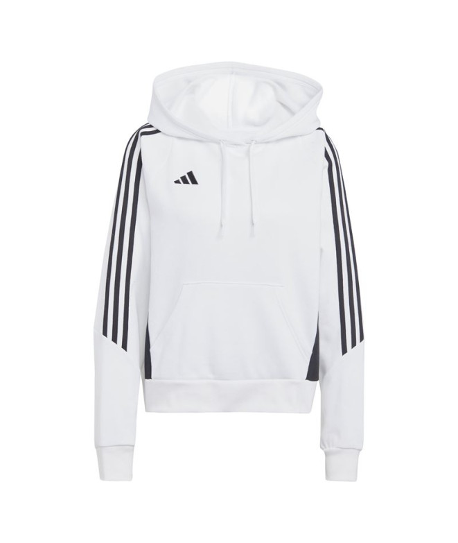 Moletom de Futebol adidas Tiro24 Mulher Blanco