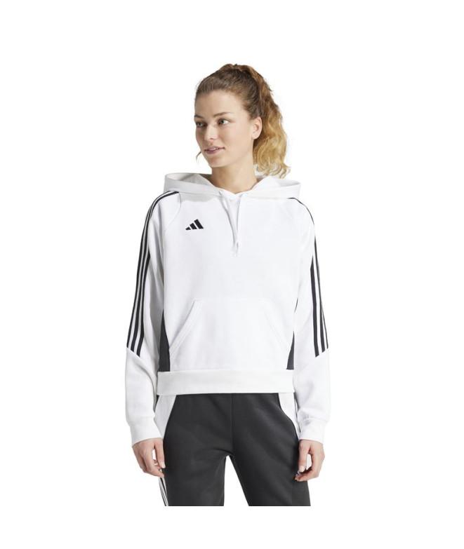 Moletom de Futebol adidas Tiro24 Mulher Blanco