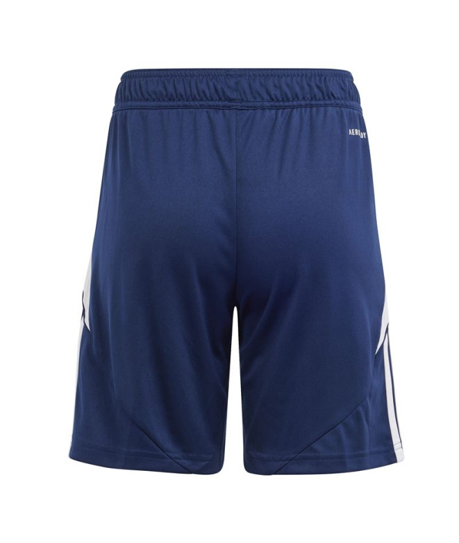 Pantalons de Football adidas Tiro24 Enfant Bleu