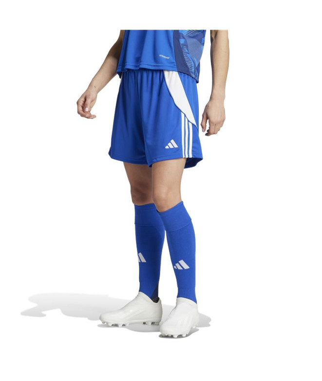 Pantalons de Football adidas Tiro24 Femme Bleu