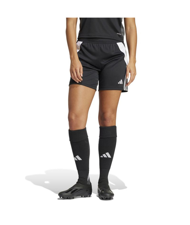 Calça de Futebol adidas Tiro24 Mulher Preto