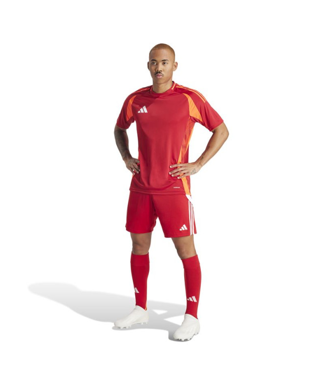 Calça de Futebol adidas Tiro24 Homem Vermelho