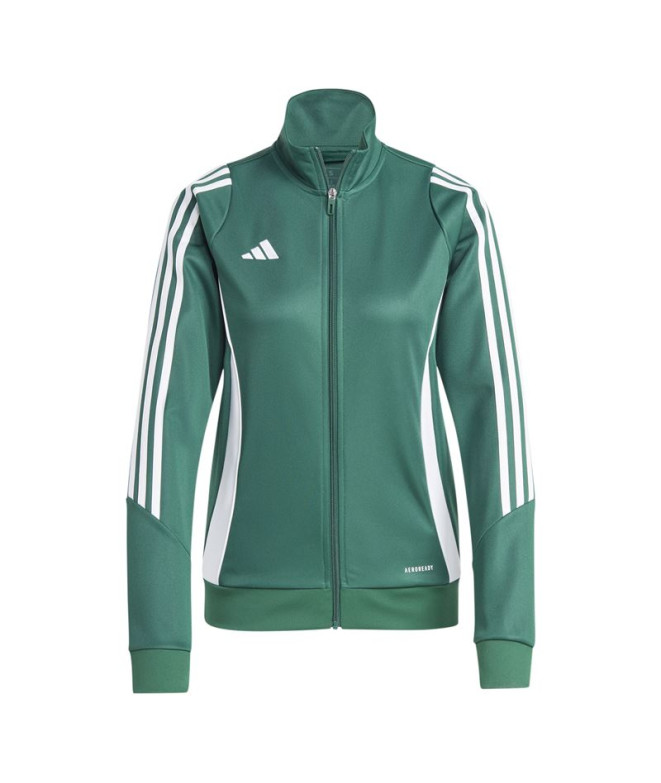 Veste de Football adidas Tiro24 Tr W Femme Drkgrn