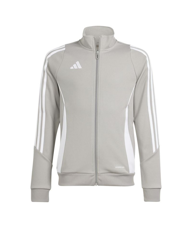 Casaco de Futebol adidas Tiro24 Infantil Cinzento