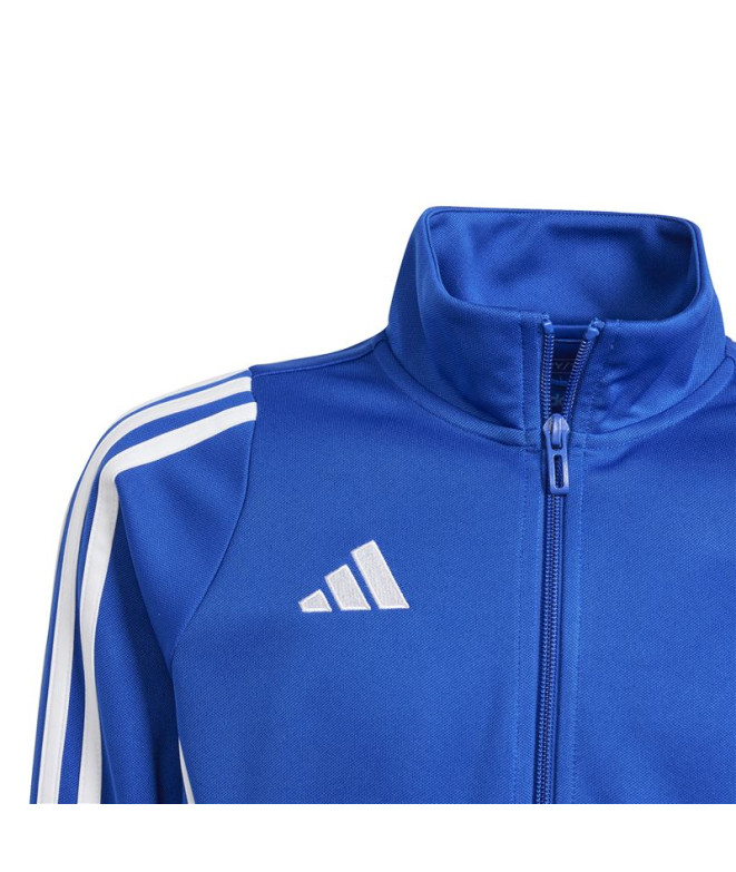 Veste de Football adidas Tiro24 Enfant Bleu
