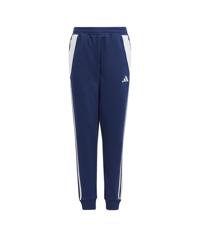 Pantalons de Football adidas Tiro24 Enfant Bleu