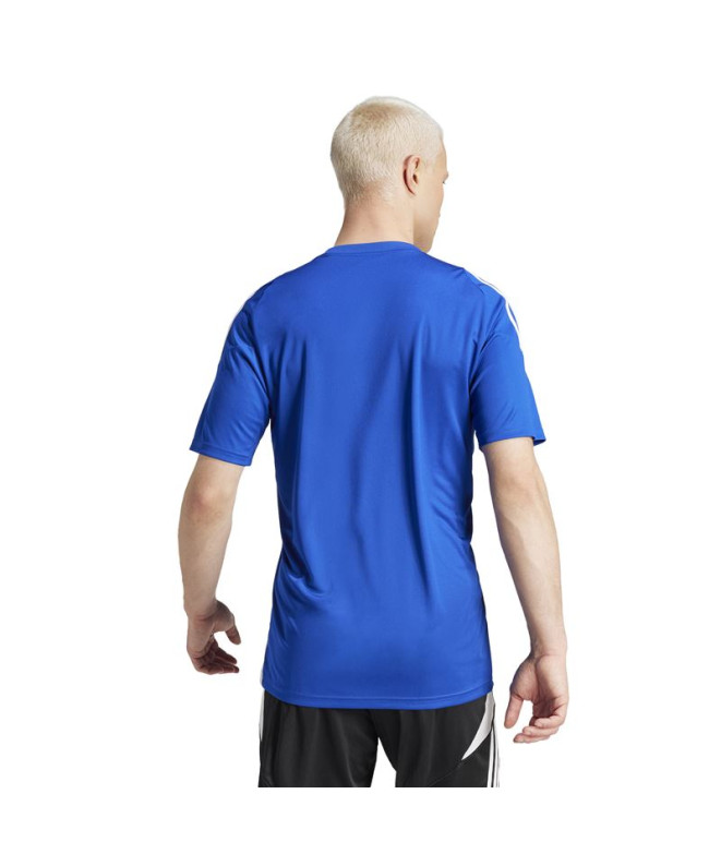 Camiseta de Futebol adidas Tiro24 Homem Azul