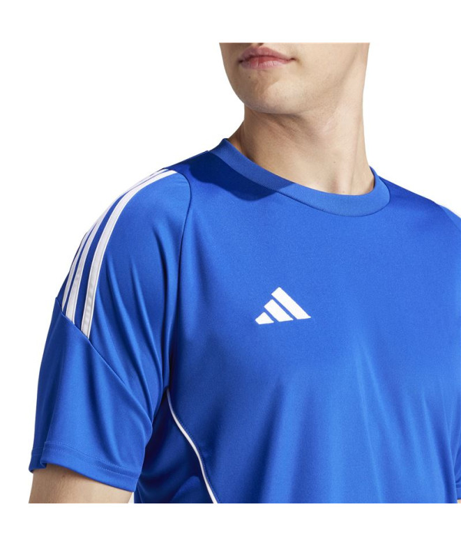 Camiseta de Futebol adidas Tiro24 Homem Azul