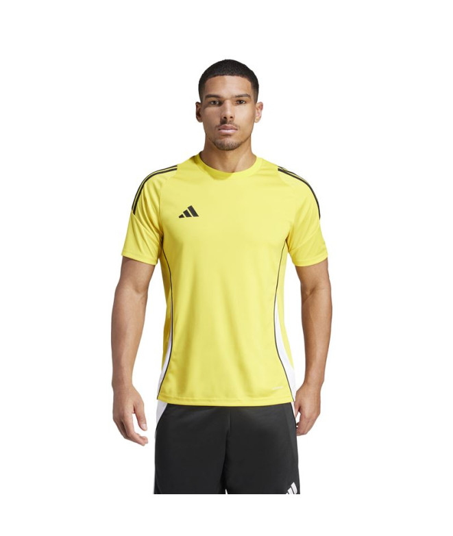Camiseta de Futebol adidas Tiro24 Homem Amarelo