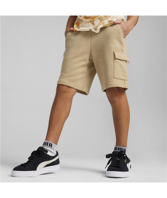 Pantalones Puma ESS Cargo Beige Infantil
