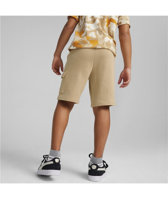 Pantalones Puma ESS Cargo Beige Infantil