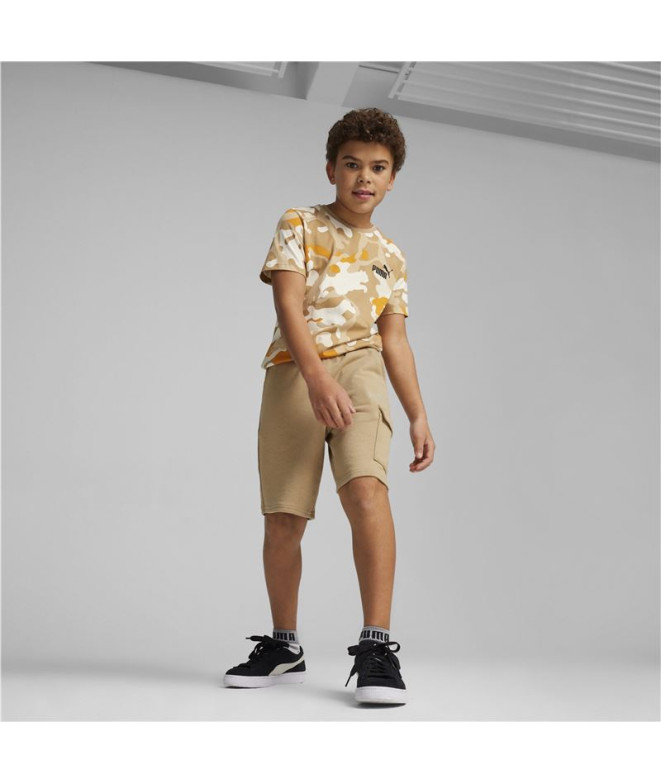 Pantalones Puma ESS Cargo Beige Infantil