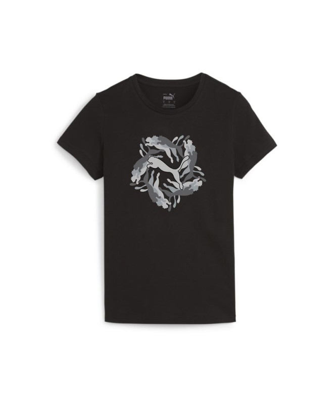 T-shirt Puma ESS+ Graphic Noir Femme