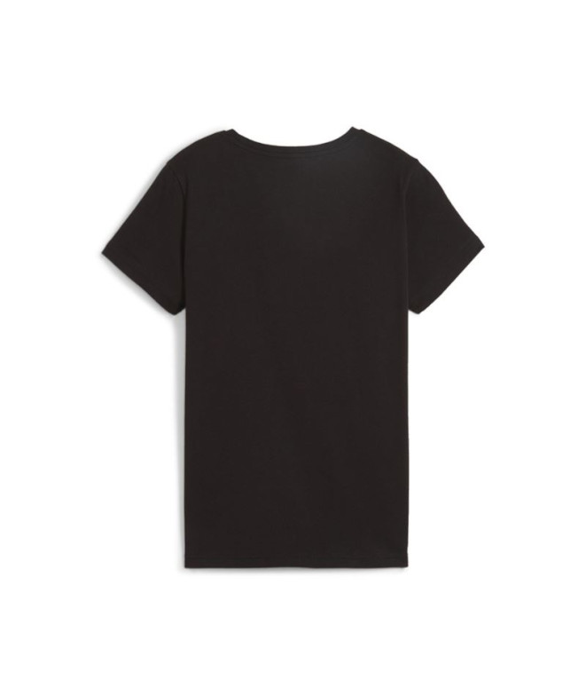 Camiseta Puma ESS+ Graphic Negro Mujer