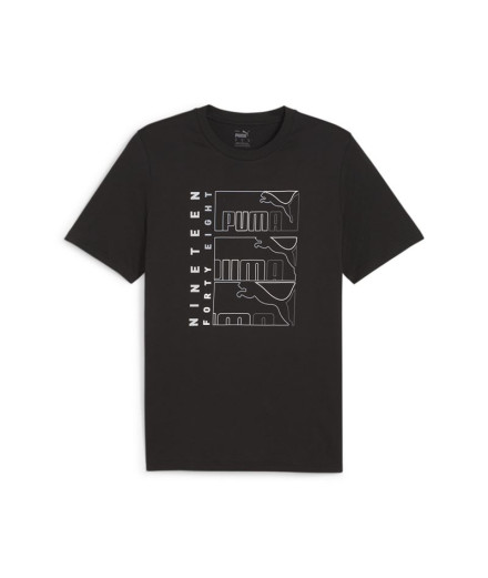 T-shirt Puma Graphics Triple No.1 Noir Homme