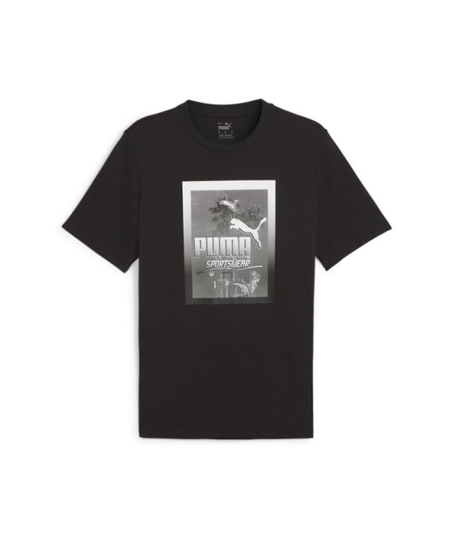 Camiseta Puma GRAPHICS Photoprint Negro Hombre
