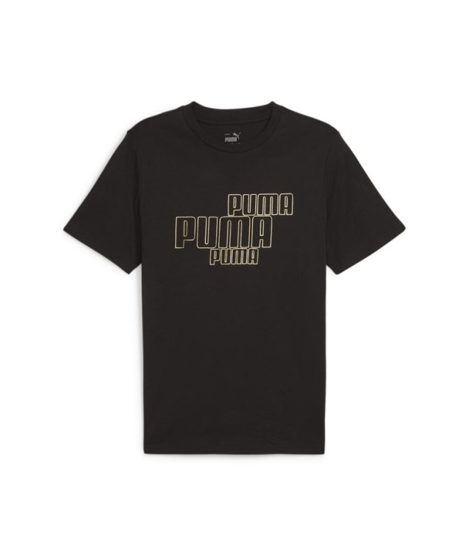 Camiseta Puma GRAPHICS Foil Preto Homem