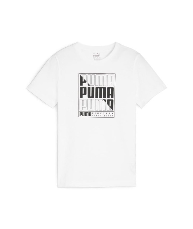 Camiseta Puma GRAPHICS Branco Infantil