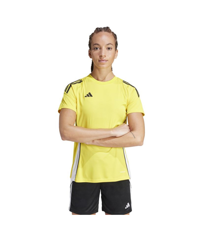Camiseta de Fútbol adidas Tiro24 Mujer Amarillo