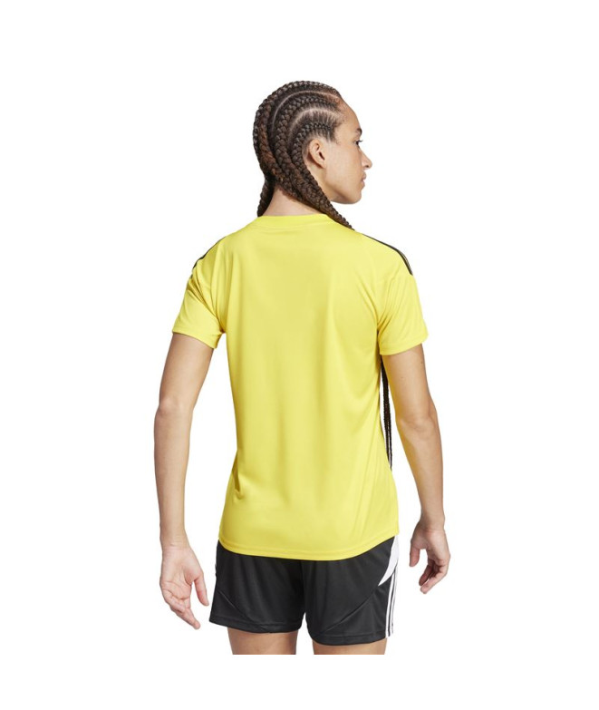 Camiseta de Fútbol adidas Tiro24 Mujer Amarillo