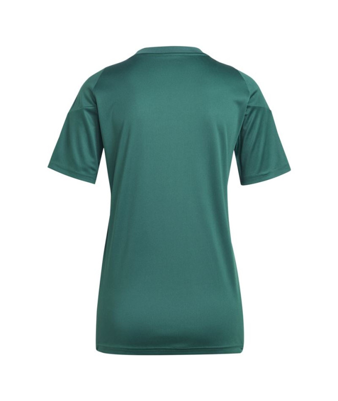 Camiseta de Futebol adidas Tiro24 Mulher Verde