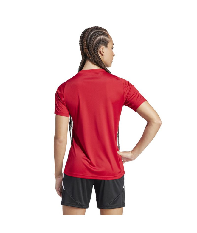 Camiseta de Fútbol adidas Tiro24 Mujer Rojo