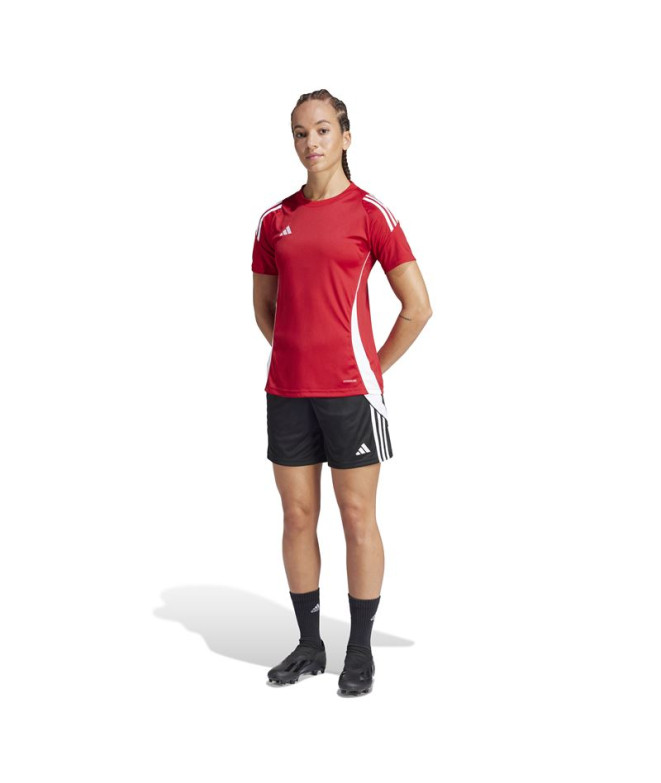 Camiseta de Fútbol adidas Tiro24 Mujer Rojo