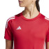 Camiseta de Futebol adidas Tiro24 Mulher Vermelho