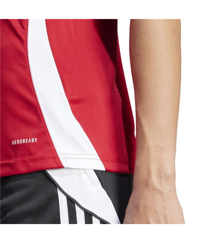 Camiseta de Fútbol adidas Tiro24 Mujer Rojo