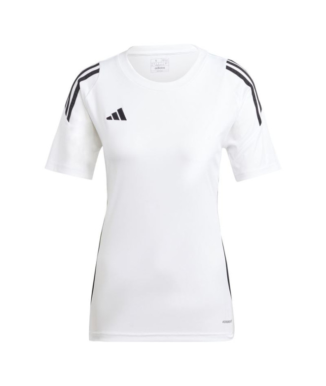 Camiseta de Fútbol adidas Tiro24 Mujer Blanco