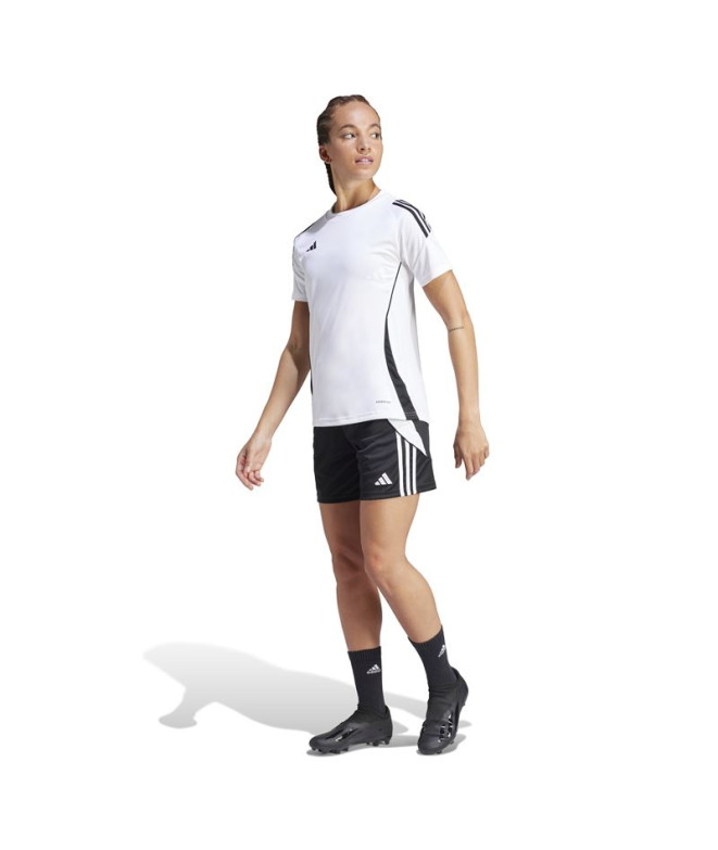 Camiseta de Fútbol adidas Tiro24 Mujer Blanco