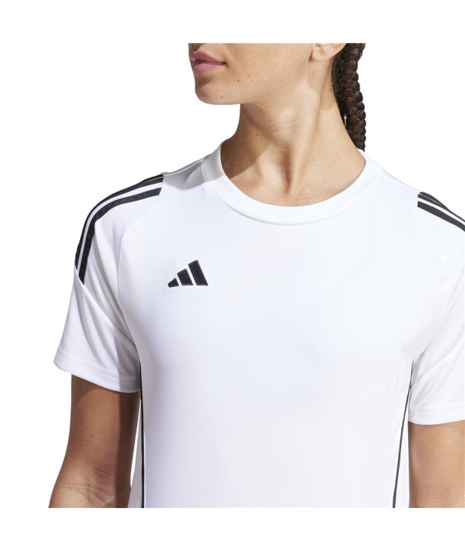 Camiseta de Fútbol adidas Tiro24 Mujer Blanco