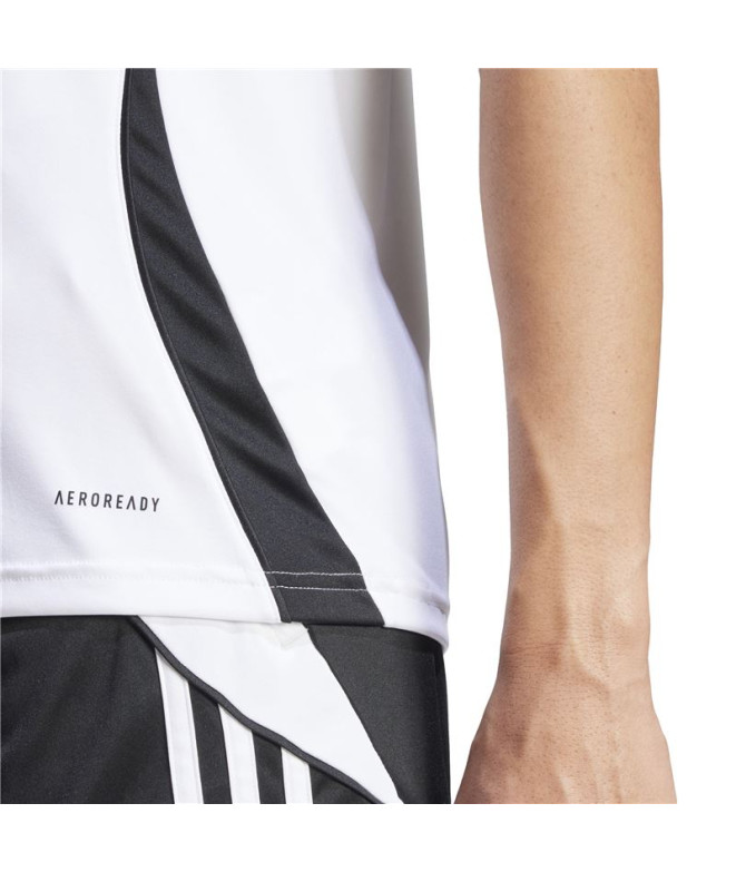 Camiseta de Fútbol adidas Tiro24 Mujer Blanco