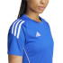 Camiseta de Futebol adidas Tiro24 Mulher Azul