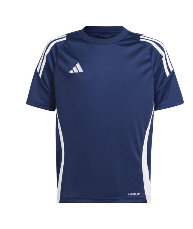 Camiseta de Futebol adidas Tiro24 Infantil Azul