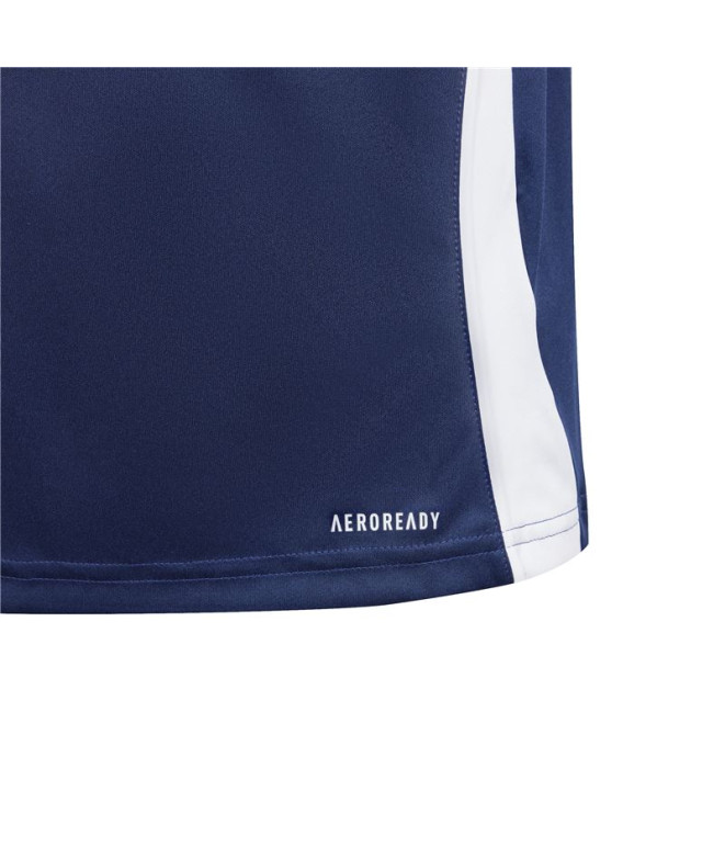 Camiseta de Futebol adidas Tiro24 Infantil Azul
