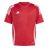 Camiseta de Futebol adidas Tiro24 Infantil Vermelho