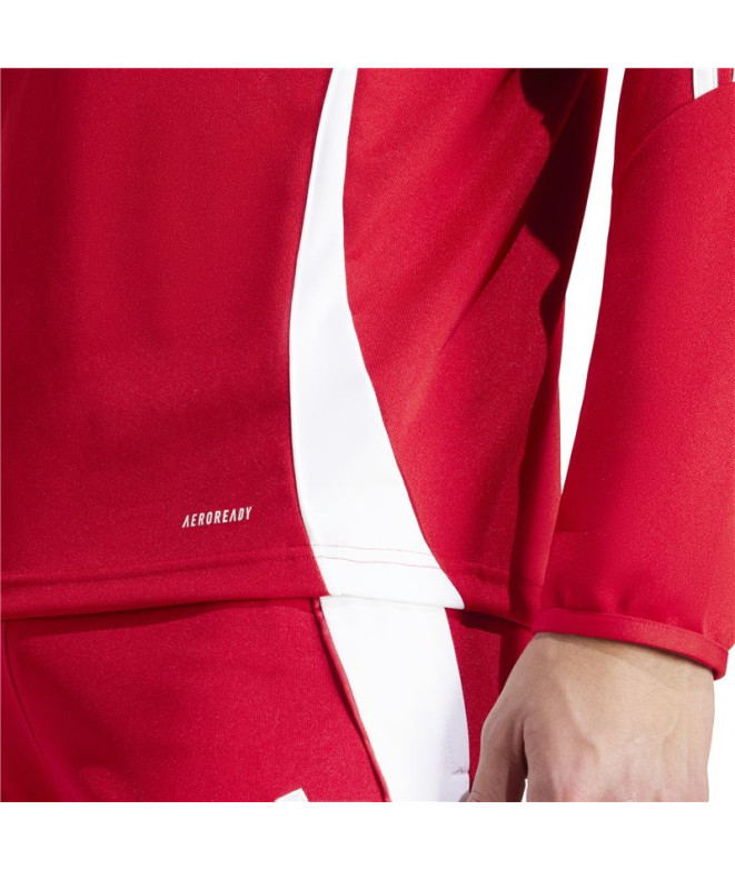 Camiseta de Futebol adidas Tiro24 Homem Vermelho