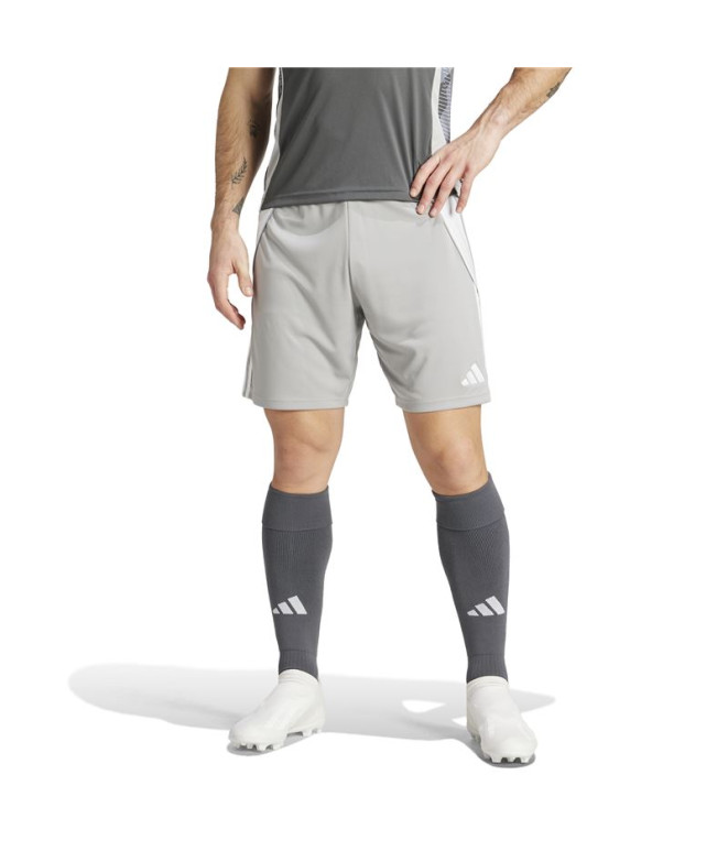 Calça de Futebol adidas Tiro24 Homem Cinzento