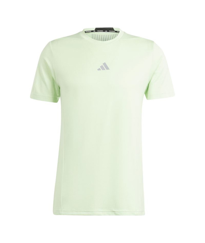 Camiseta de Fitness adidas Essentials D4T Hr Hombre Verde