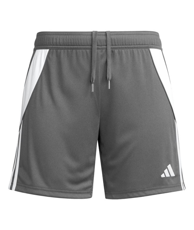 Calça de Futebol adidas Tiro24 Mulher Cinzento