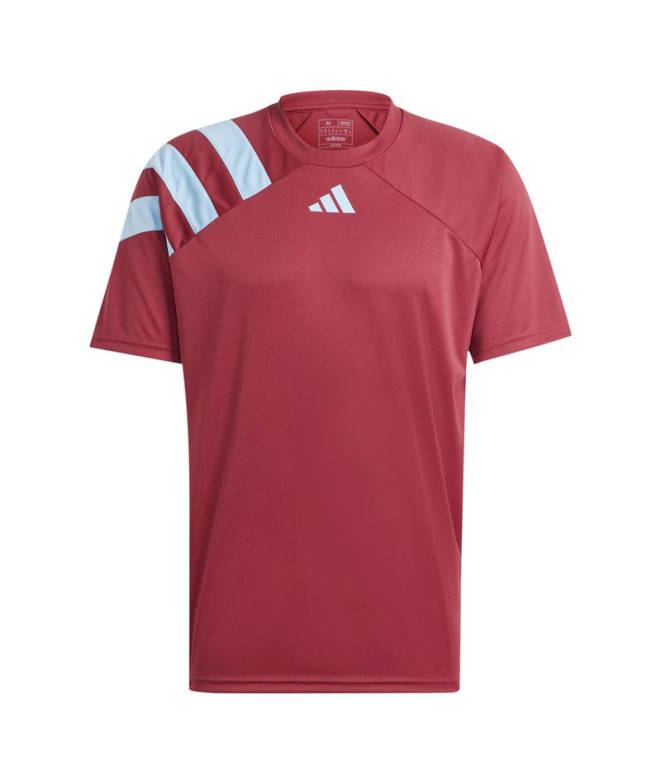 Camiseta de Fútbol adidas Fortore23 Jsy Hombre Granate