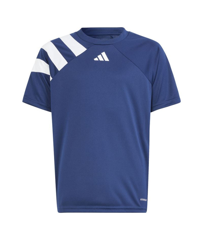 Camiseta de Futebol adidas Fortore23 Infantil Azul-marinho