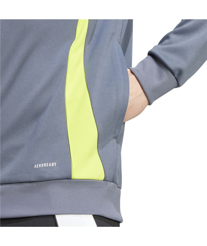 Casaco de Futebol adidas Tiro24 Homem Cinzento